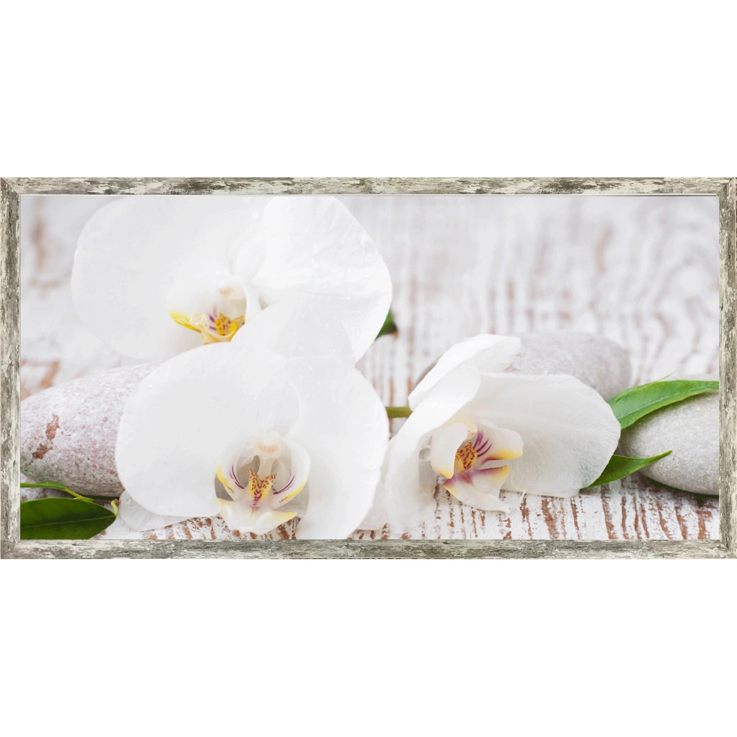 E-shop Bondecor Zarámovaný obraz Kvetina 50 x 100 cm