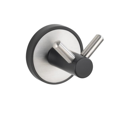 Wenko Nástenný háčik Duo Udine UV-Loc, matná strieborná