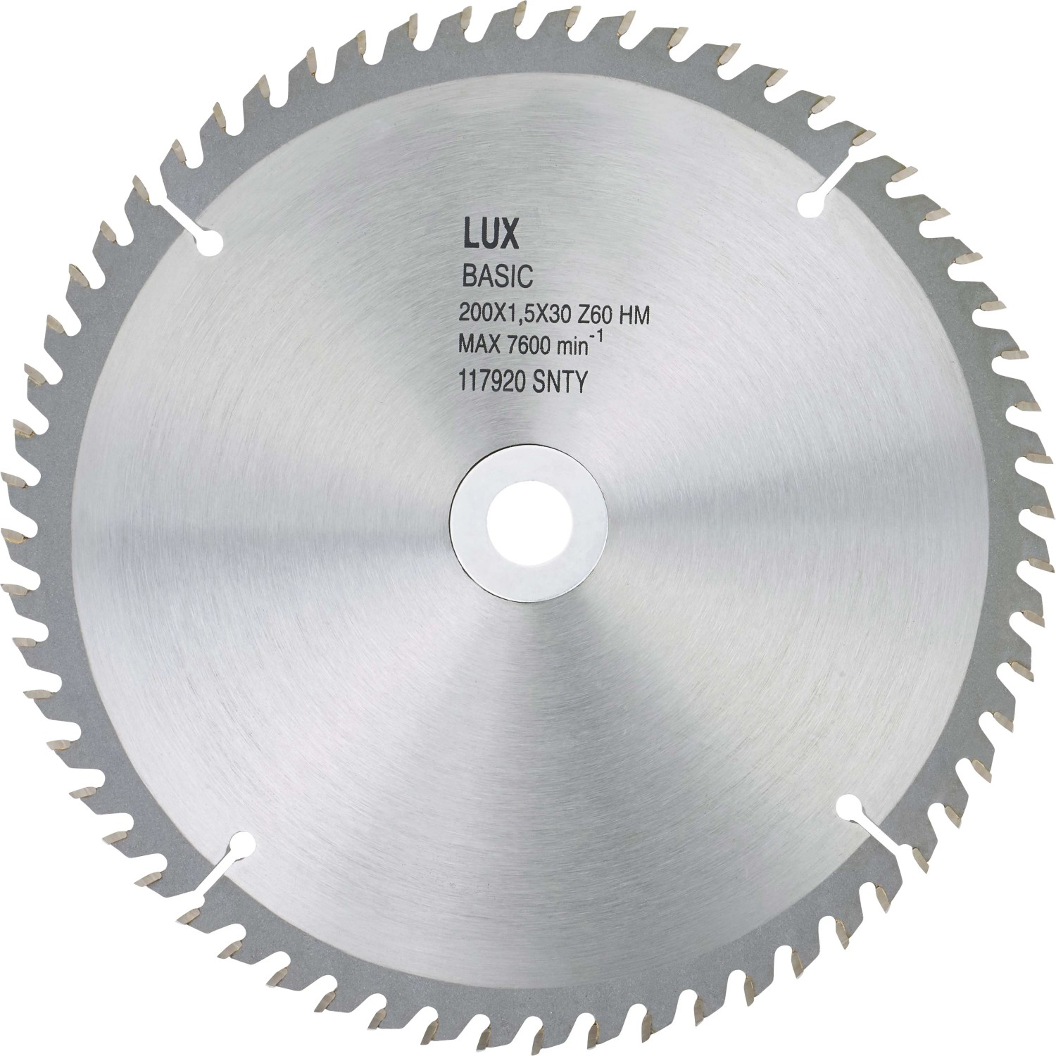 E-shop LUX-TOOLS List kotúčovej píly zo spekaného karbidu na drevo priemer 200 mm, 60 z