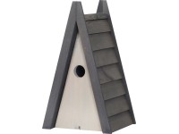 Vtáčia búdka trojuholníkový tvar FSC® svetlosivá/antracitová