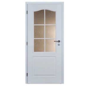 Doornite Interiérové dvere Socrates 2/3 sklo lakované 80 Ľ biele