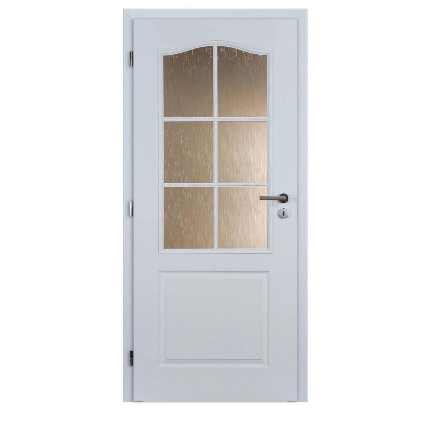 E-shop Doornite Interiérové dvere Socrates 2/3 sklo lakované 60 Ľ biele