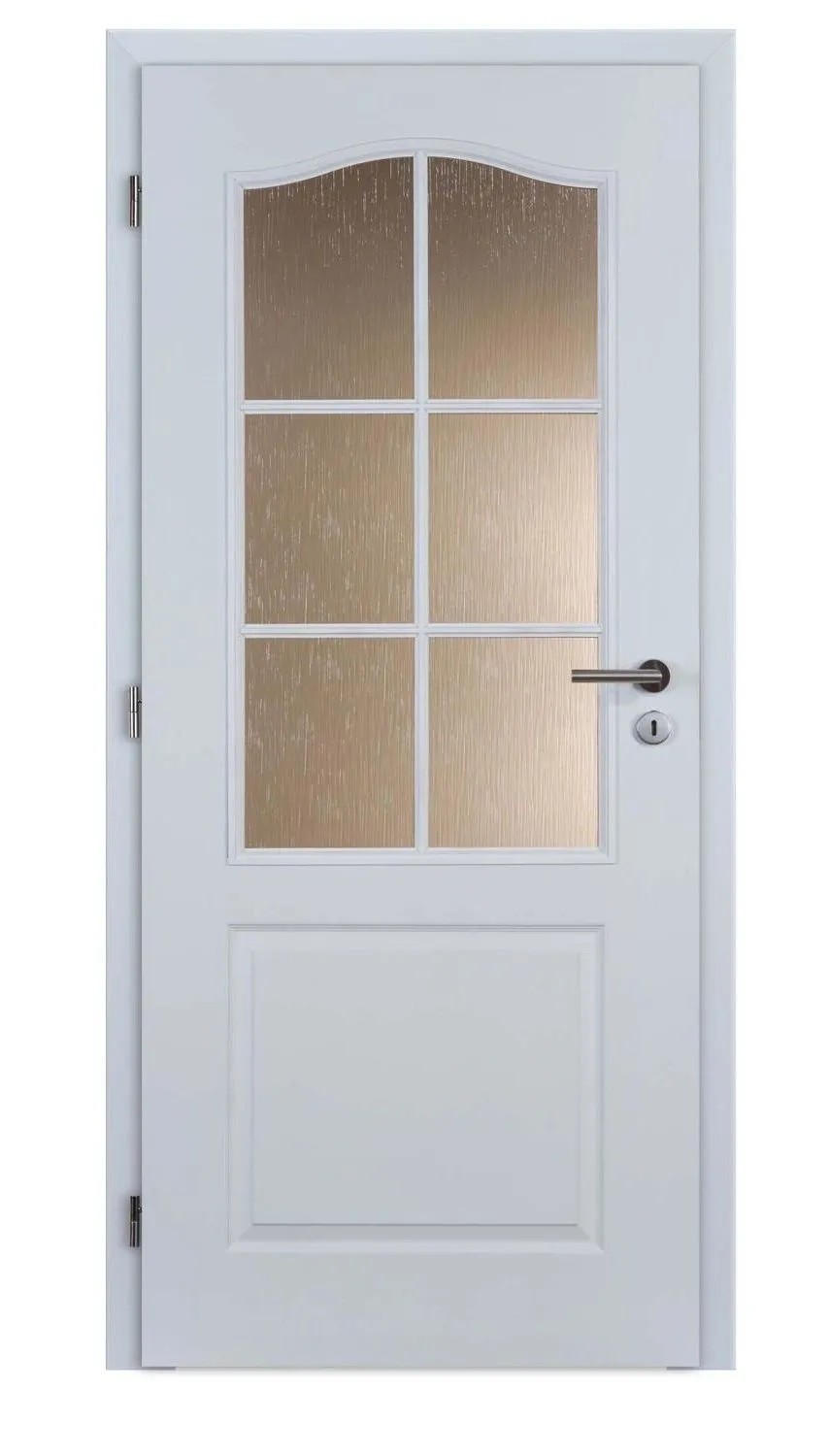 Doornite Interiérové dvere Socrates 2/3 sklo lakované 70 Ľ biele