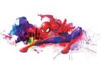Komar Vliesová fototapeta Spider-Man Graffiti Art 300 x 150 cm
