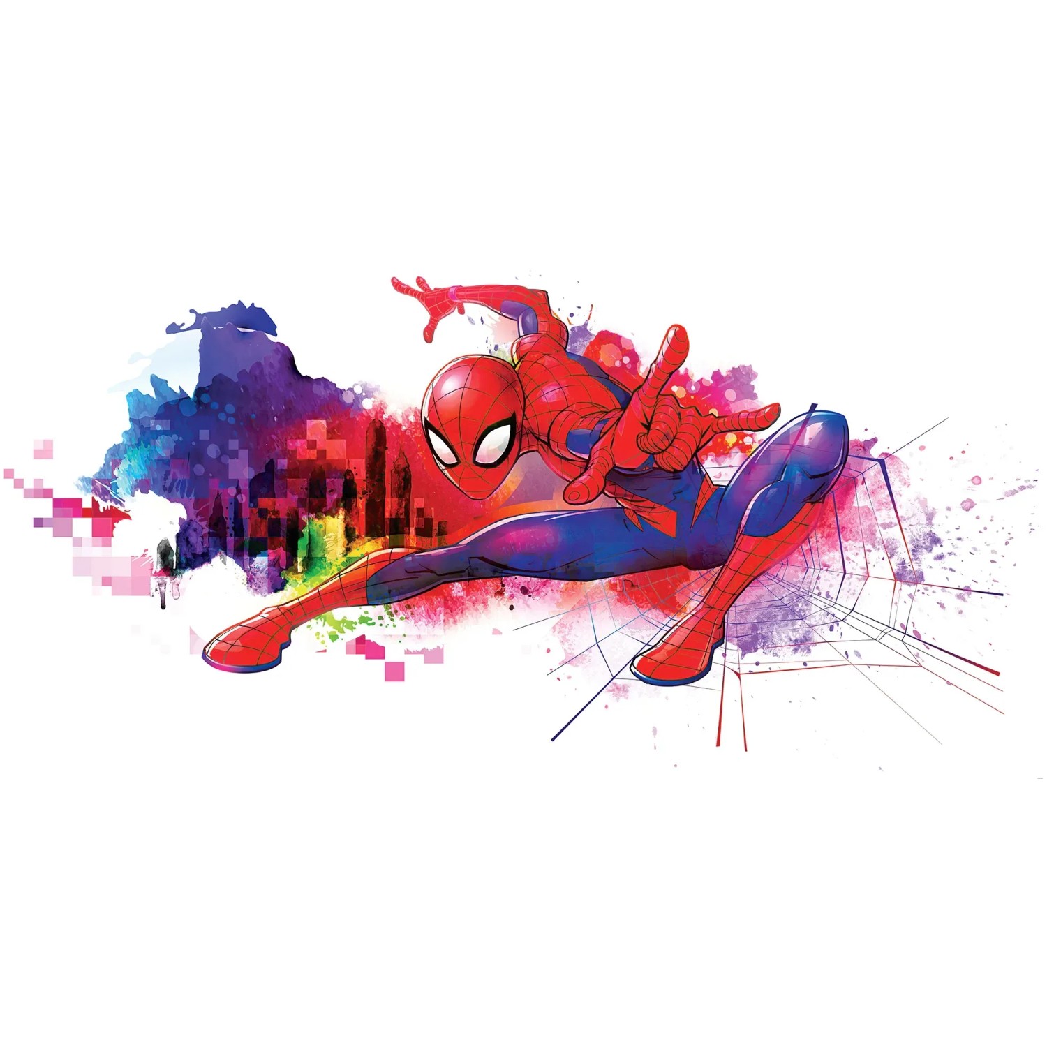 E-shop Komar Vliesová fototapeta Spider-Man Graffiti Art 300 x 150 cm