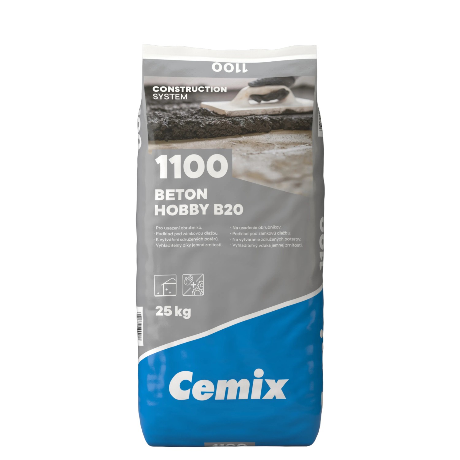 E-shop Cemix 1100 Betón Hobby B20 25 kg