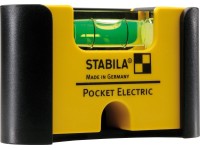 STABILA Vrecková vodováha Pocket Electric pre elektromontáže, 1x libela, 7 cm
