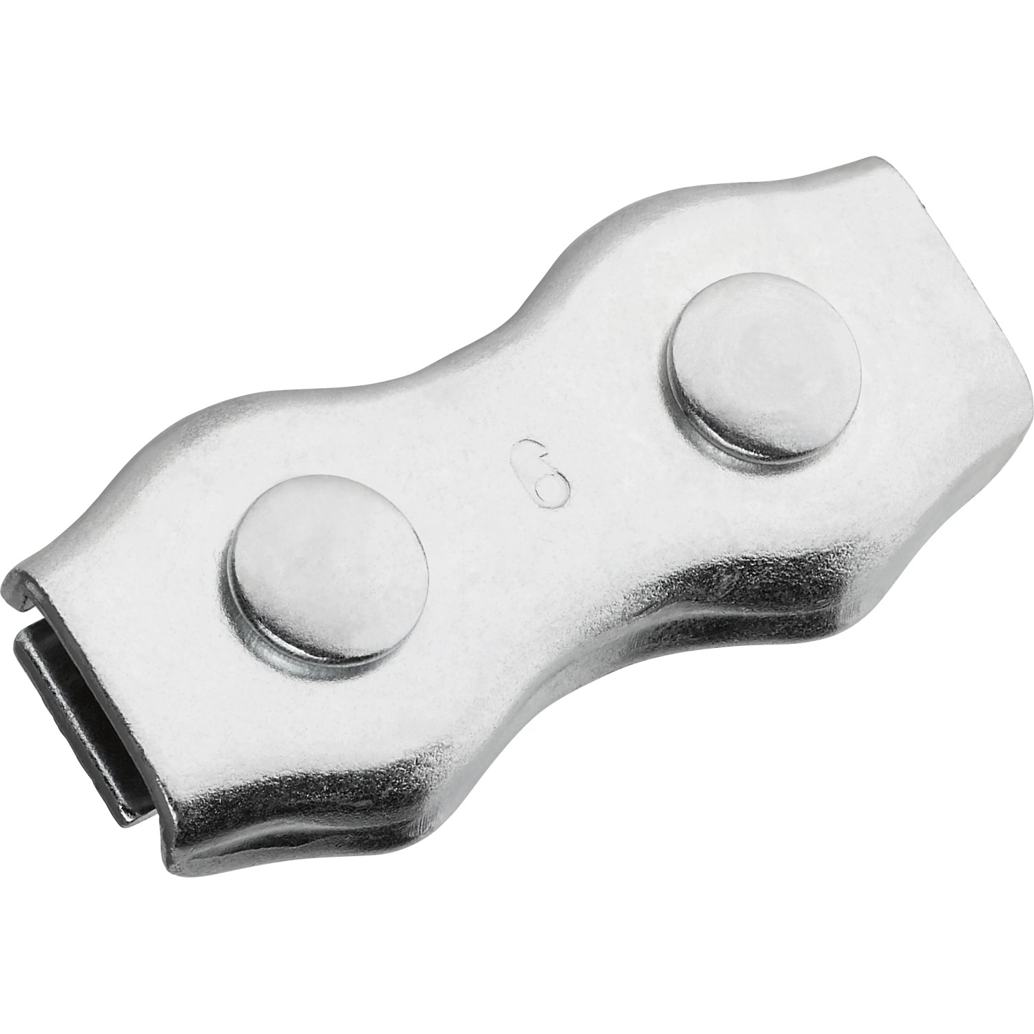 E-shop LUX-TOOLS Lanová svorka Duplex nerezová oceľ, 1 ks, pre laná s pr. 4-6 mm