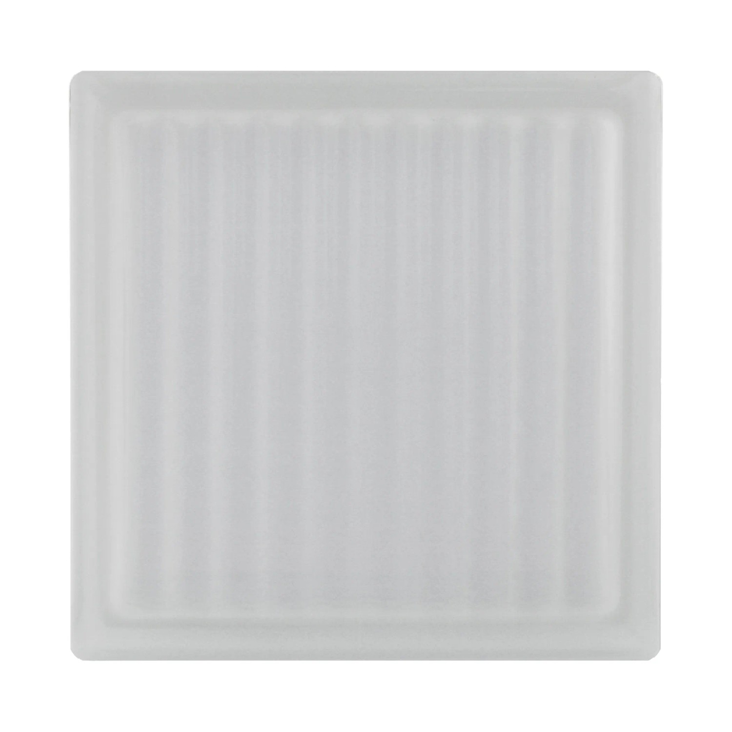 E-shop Fuchs Luxfera Therbo Bl. Plus Crossed mliečne sklo, biela Ug 0,8, 19x19x13,5cm