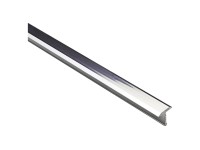 Arcansas T-Profil hliníkový strieborný eloxovaný leštený 14 x 9 x 2700 mm