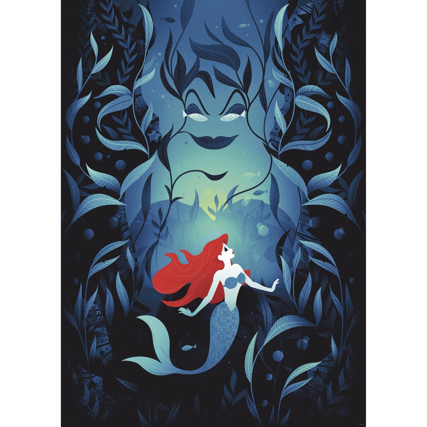 E-shop Komar Plagát Disney Ariel Ursula 50 x 70 cm