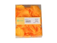 Dekoračné okvetné lístky 100 ks, pr. 5 cm, oranžové