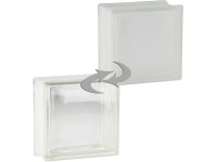 Fuchs Design Luxfera Clear View lesklá/mliečne sklo, biela, 19 x 19 x 8 cm Fuchs Design Luxfera Clear View lesklá/mliečne sklo, biela, 19 x 19 x 8 cm