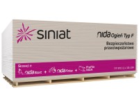 Siniat Sadrokartónová doska Nida, ohňovzdorná TYP F, 12,5 x 1200 x 2000 mm