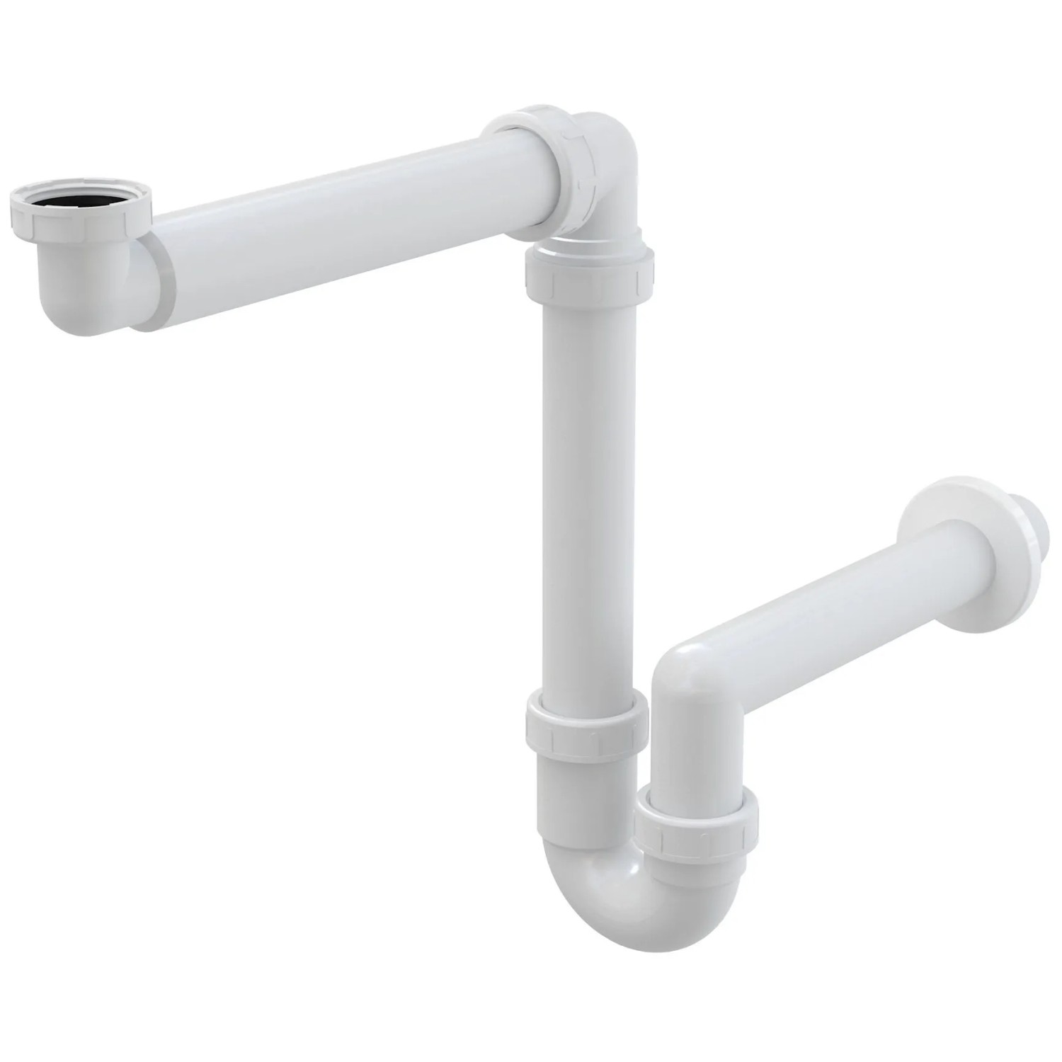 E-shop Alca Sifón umývadlový A434 prost. úsporný s prevlečnou maticou 5/4", DN 40
