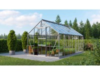 Vitavia Skleník Meridian 1 11500 ESG 3 mm eloxovaný hliník 257 x 445 cm