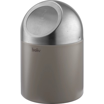 baliv Kozmetický odpadkový kôš 1,25 l sivohnedý