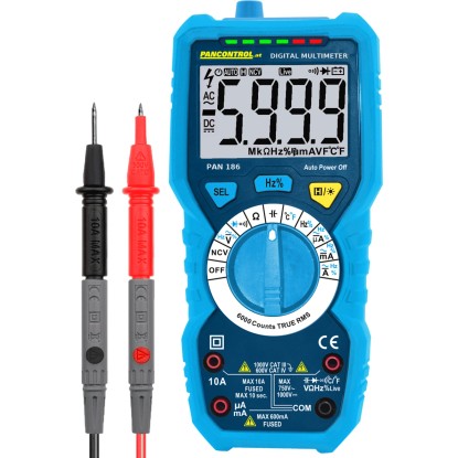 Pancontrol Digitálny multimeter PAN 186 Profi (True RMS 1000V CAT III)