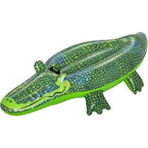 Bestway Nafukovací krokodíl, 152x71 cm, zelená nafukovacia hračka do vody pre deti.