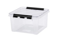 SmartStore Skladovací box Classic s vekom, transparentný, 28 x 28 x 17 cm, 7 l
