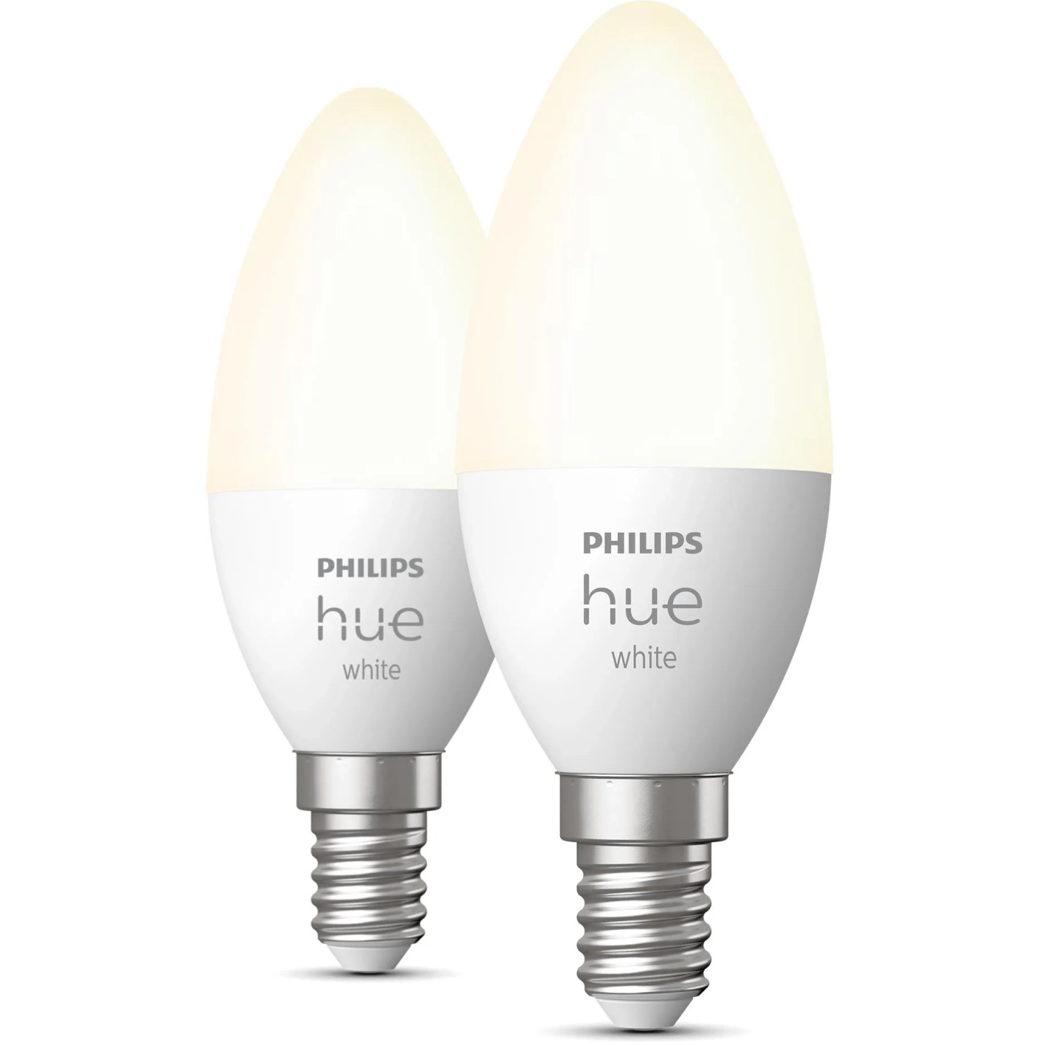 E-shop Philips Hue Smart žiarovka White E14 C39 5,5 W 470lm 2700K, 2 ks