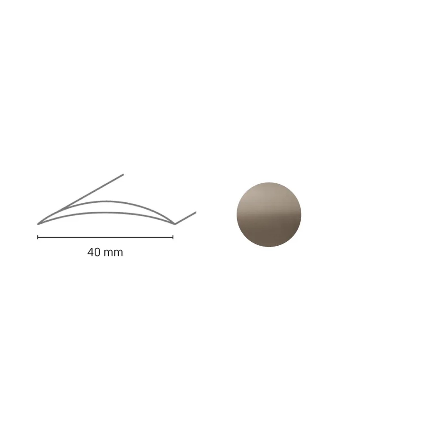 E-shop Döllken Profiles Prechodový profil DP 64 S Samolepiaca 40 x 1800 mm, champagne