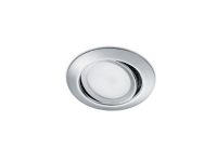 Trio Vstavané svietidlo Rila chróm, 1 x LED 5 W, pr. 80 mm
