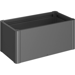 Biohort Belvedere Mini vyvýšený záhon, tmavosivá metalíza, ideálny pre záhradu a balkón.