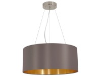 EGLO Závesná lampa Maserlo 3-ramenná Cappuccino