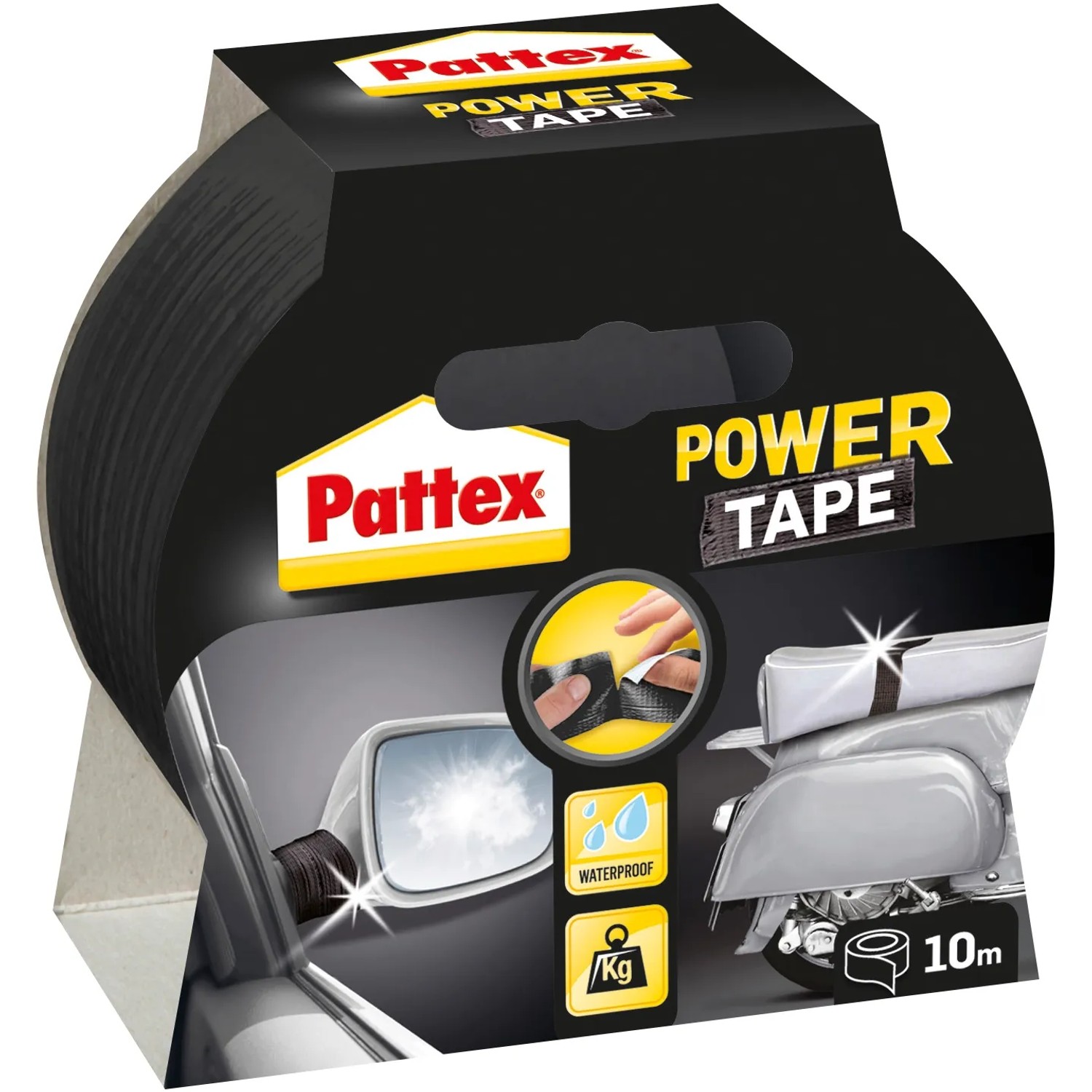 E-shop Pattex Montážna lepiaca páska POWER TAPE čierna 10 m