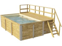 Weka Nadzemný bazén 595 mozaikový pieskový, 500 x 315 x 203 cm