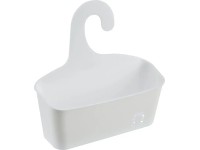 Závesný košík biely 28 x 9 x 28,5 cm