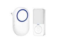 Solight Bezdrôtový domový zvonček 1L78 do zásuvky, learning code, 200m, biela