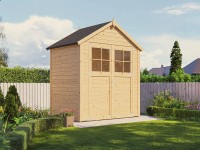 Bertilo Drevený záhradný domček Osterbek 1, prírodný, 181 x 122 cm