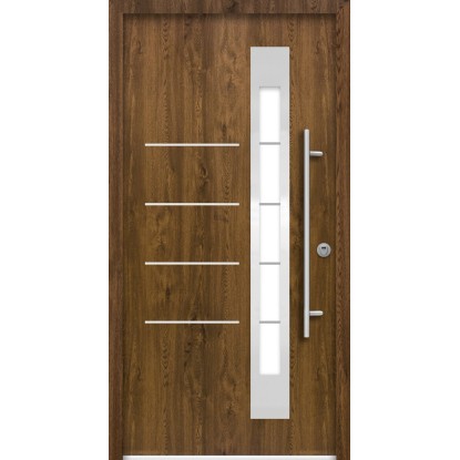 SPLENDOOR Vchodové dvere ThermoSpace BERLIN PRIME RC2 orech 110 P