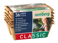 Pestovateľské kvetináče Natur, 36 ks, 5 x 5 cm