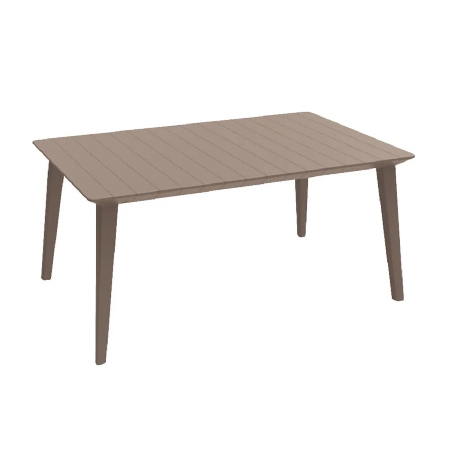 E-shop Keter Záhradný stôl Lima 160, cappuccino, 74 x 157 x 97 cm