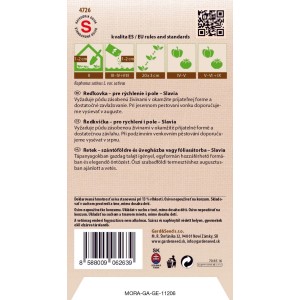 GardenSeed Premium Semienka Reďkovka Slavia