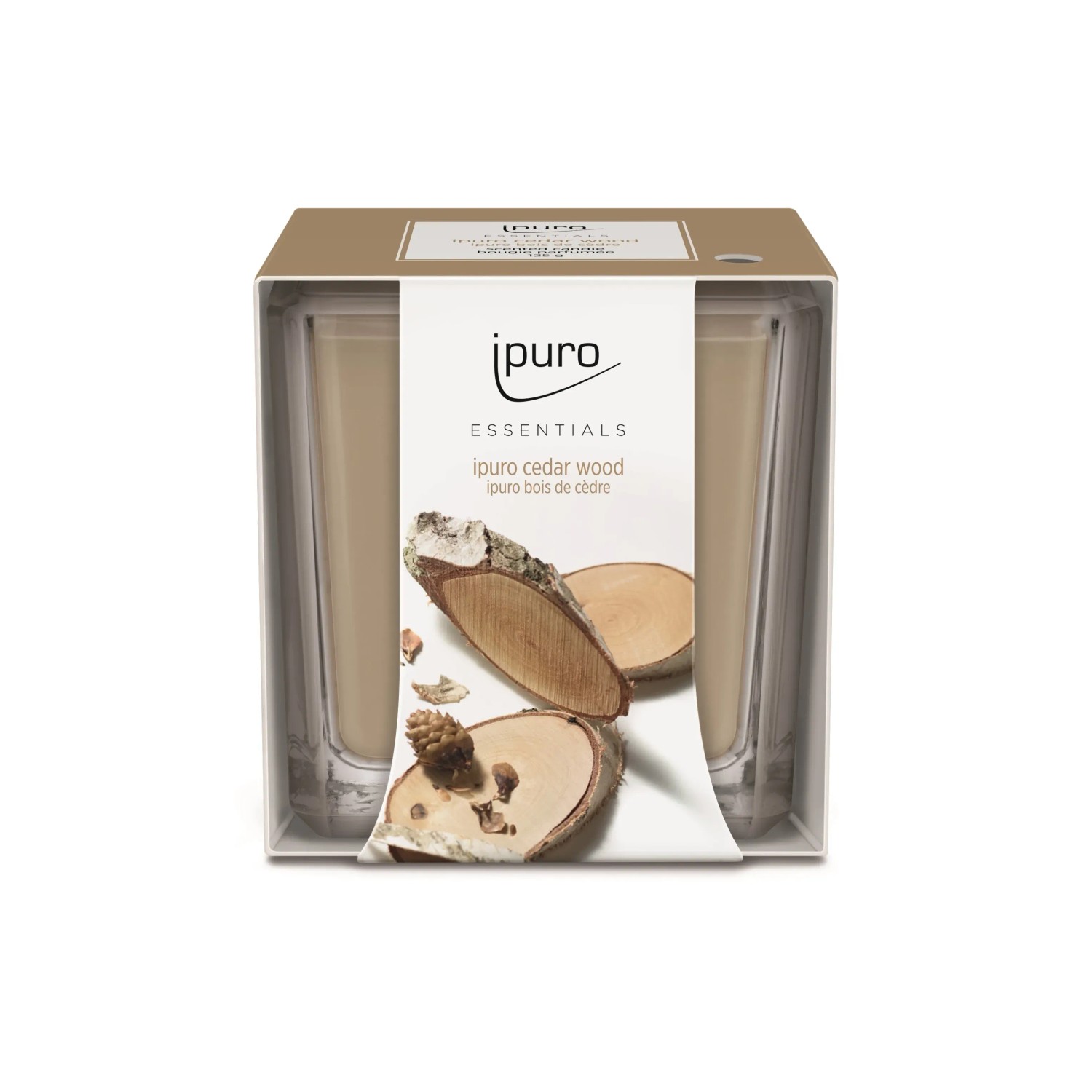E-shop Ipuro Sviečka vonná Essentials Cedar Wood 125 g