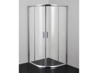 Sanotechnik Štvrťkruhový sprchovací kút Q-LINE chróm 89-90 x 89-90 x 190 cm