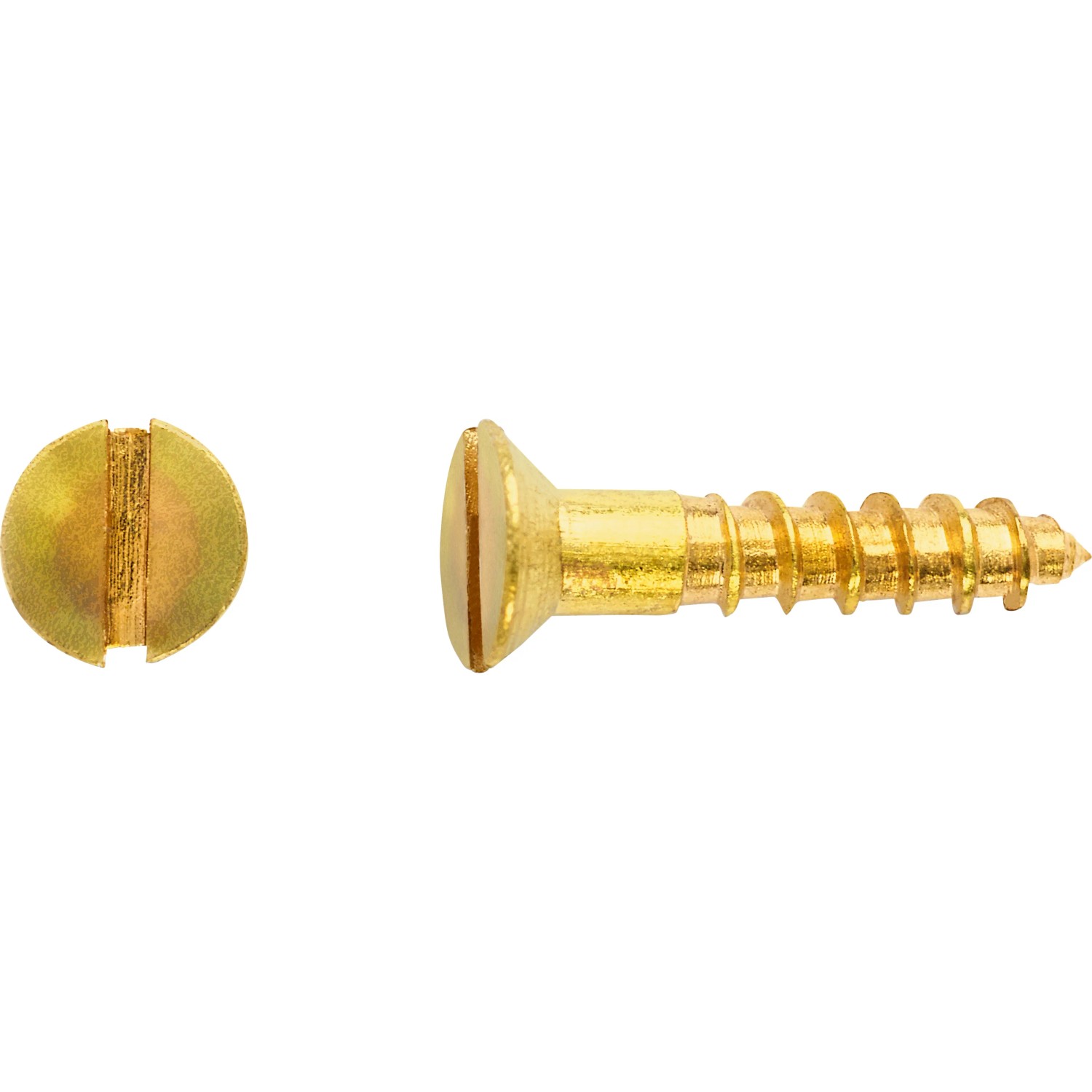 E-shop Skrutka do dreva so zápustnou hlavou PZ mosadzný 2 x 10 mm, 20 ks