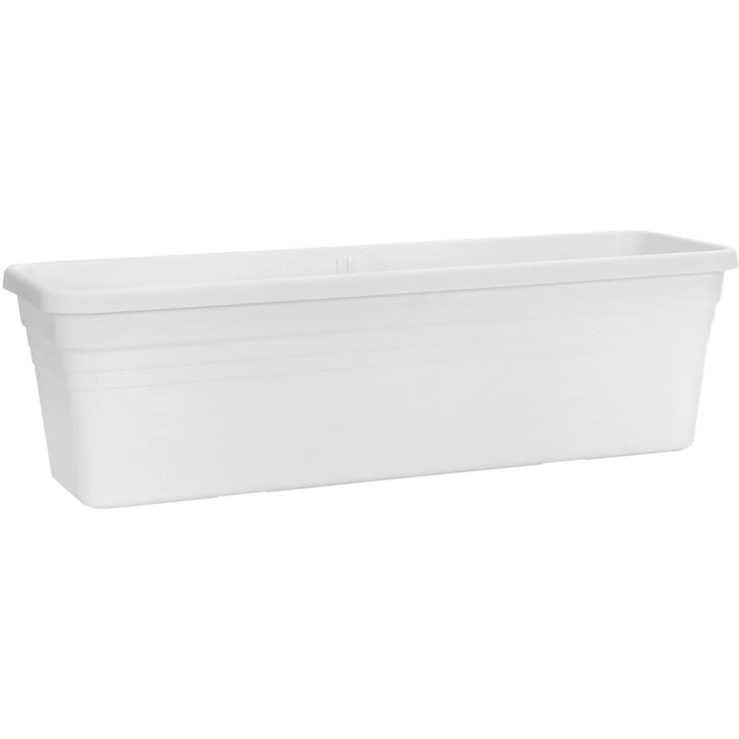 E-shop Ebertsankey Balkónový hrantík so zavlažovacím systémom biely 59 x 20 cm