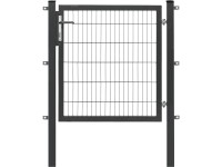 Floraworld Jednokrídlová brána Premium z dvojitého zváraného pletiva antracitová