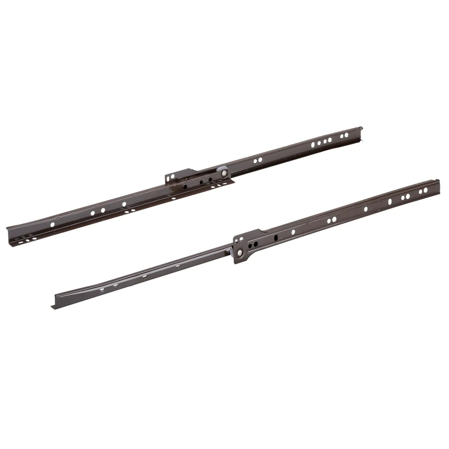 E-shop Hettich Čiastočný rolničkový výsuv FR 302, 15 kg, hnedá, 350 mm