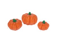 Koopman Súprava 3 tekvíc s LED osvetlením, IP44, teplá biela, priehľadný kábel Koopman Súprava 3 tekvíc s LED osvetlením, IP44, teplá biela, priehľadný kábel