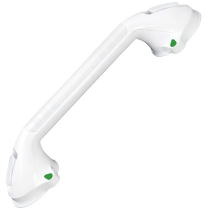 Wenko Nástenné držadlo Secura 42 cm s funkciou indikátora biele