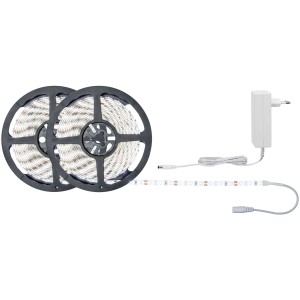 Paulmann LED SimpLED Strip Set, 10 m, denná biela, na dvoch kotúčoch s napájacím zdrojom.