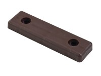 Hettich Sklz pod nábytok, hnedý, 8 ks, 50 x 14 x 5 mm