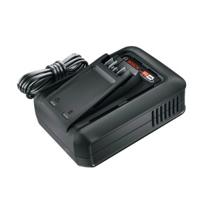 Čierna nabíjačka Bosch AL 18 V-44 pre 18V/14.4V akumulátory elektrického náradia, kompaktná, s káblom.