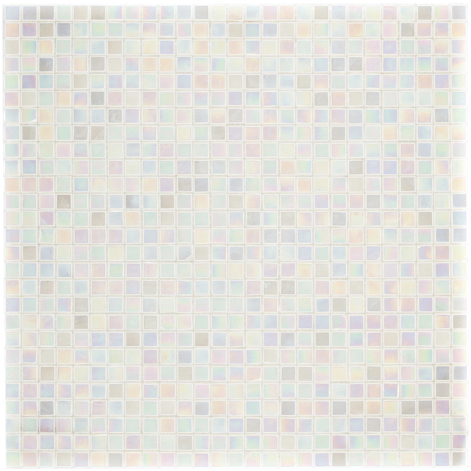 E-shop Euro Stone Sklenená mozaika Mini White 29,6 x 29,6 cm